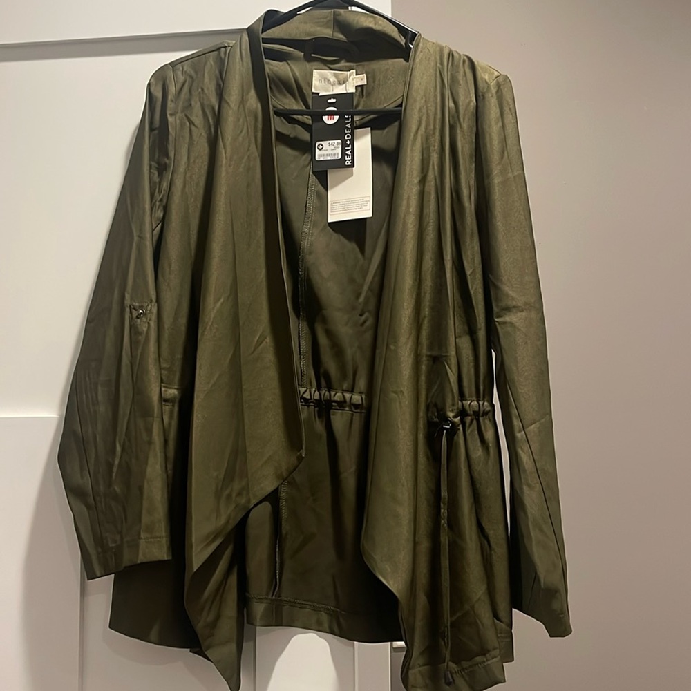 Green jacket. M. Never worn. New with tags.